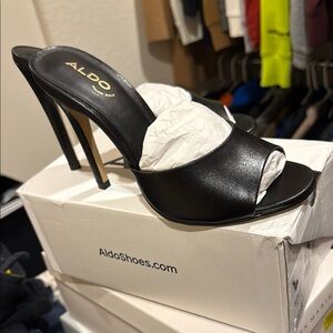 ALDO Women's Black Heeled Sandals